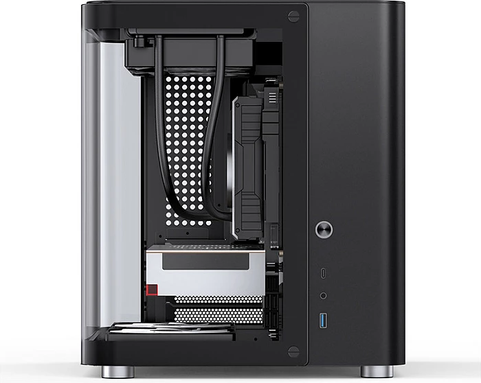 Kasë Jonsbo TK-1 2.0 Micro-ATX, tempered glass, e zezë
