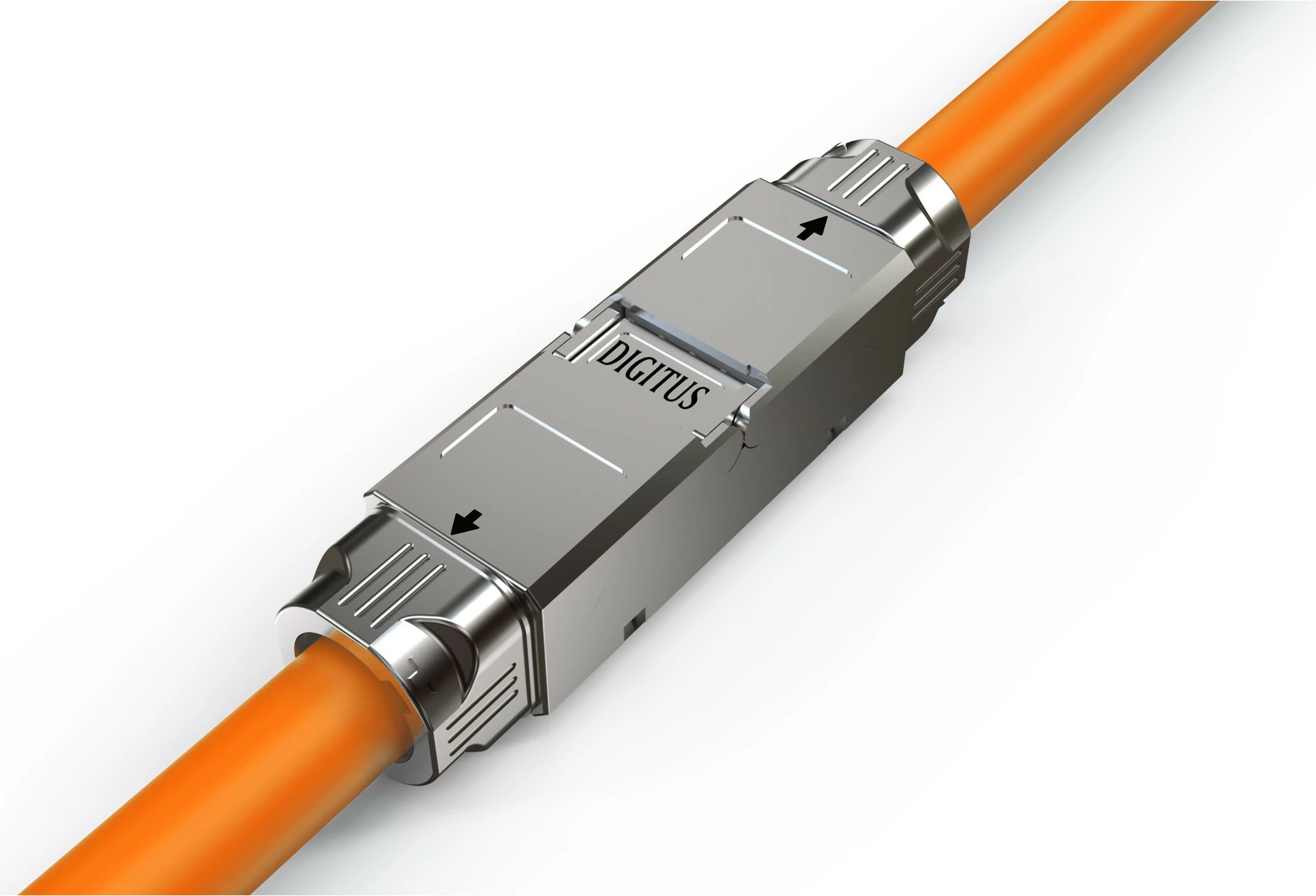 Konektor rrjetit Digitus Cat6a, për terren, 500 MHz, çelik inox