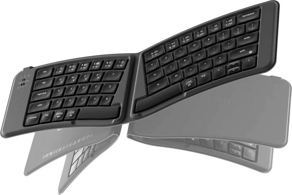 Tastierë Keychron B11 Pro, Alice layout, wireless, 68%, gri-zi