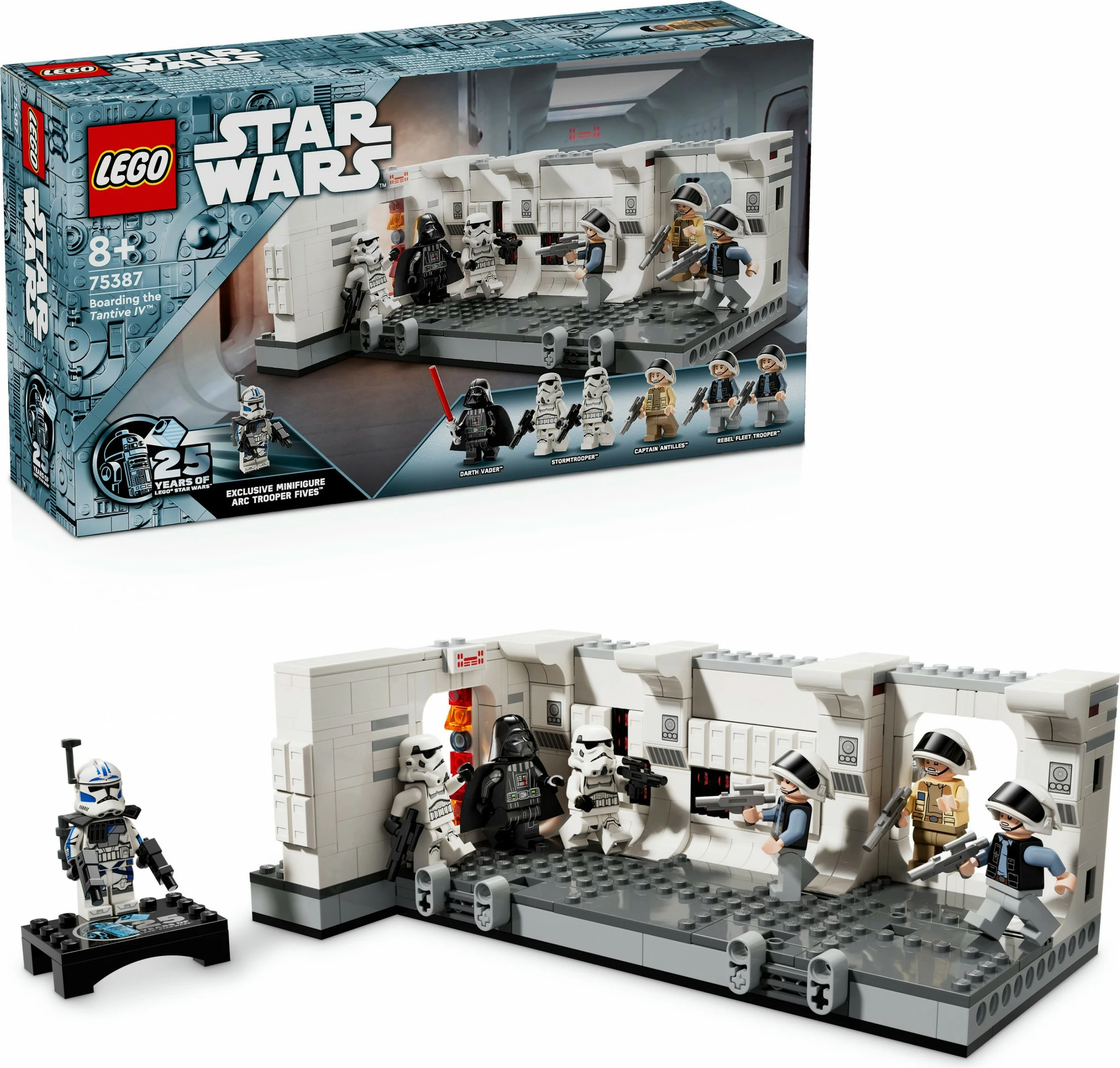 Set ndërtimi LEGO Star Wars 75387 Boarding the Tantive IV, 502 pjesë, multikolor