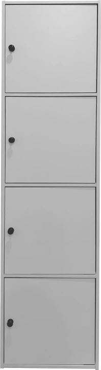 Dollap i lartë Gabino, ngjyrë e bardhë, 40x39x158cm