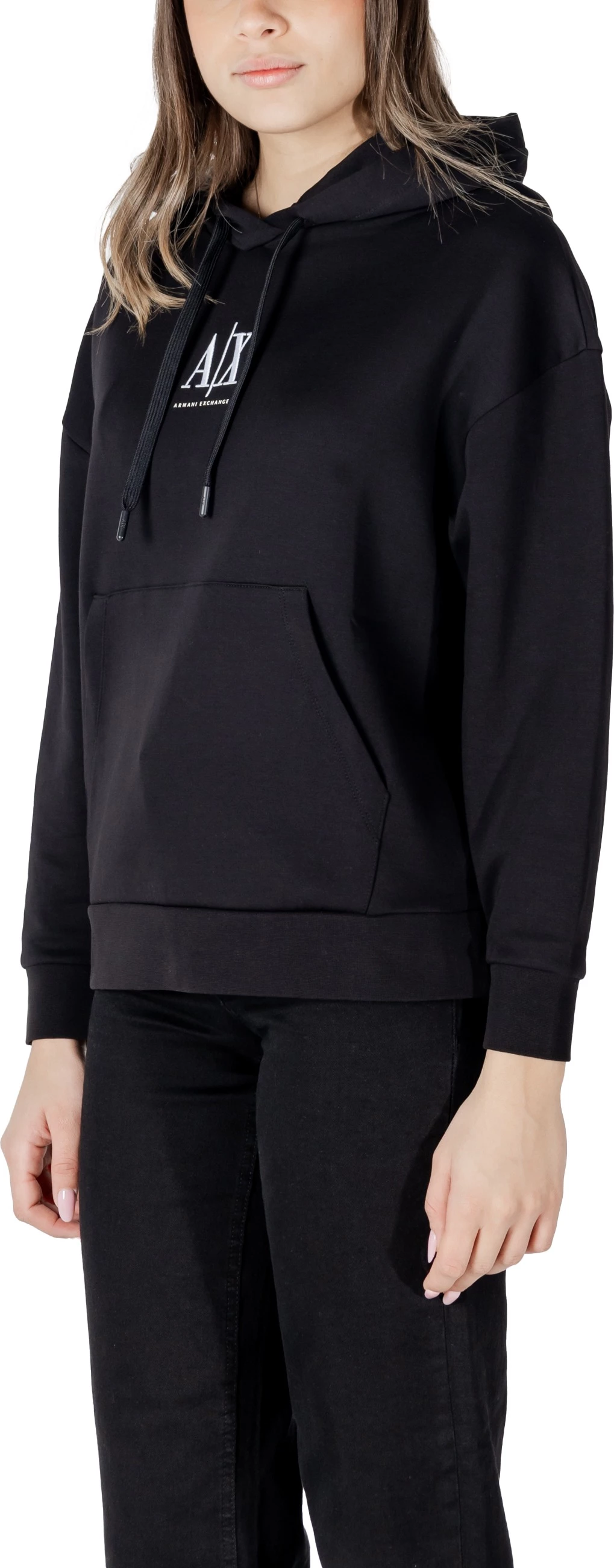 Duks me zip Armani Exchange XW000823 AF10818 për femra, i zi [Madhësia: L]