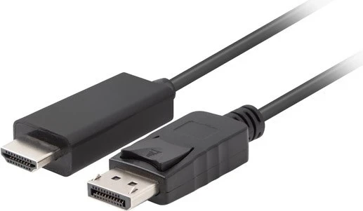 Kabllo Displayport-HDM Lanberg, 1.8m, e zezë
