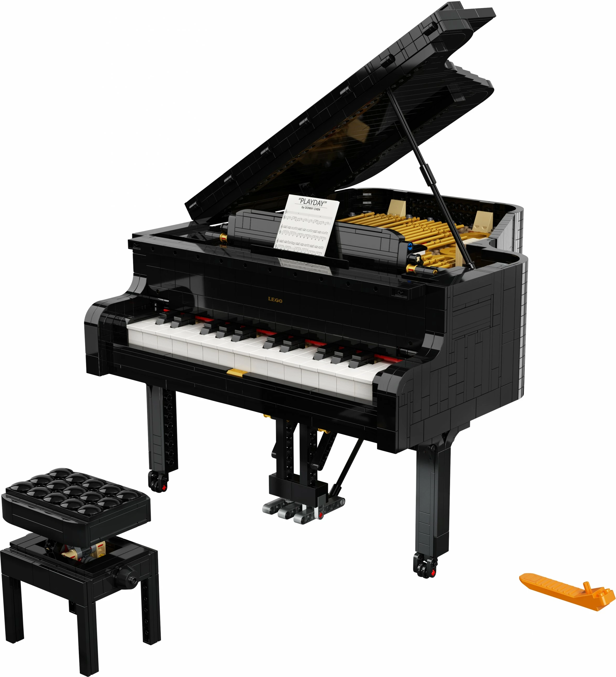 Set ndërtimi LEGO Ideas Grand Piano 21323, 3662 pjesë, Multikolor