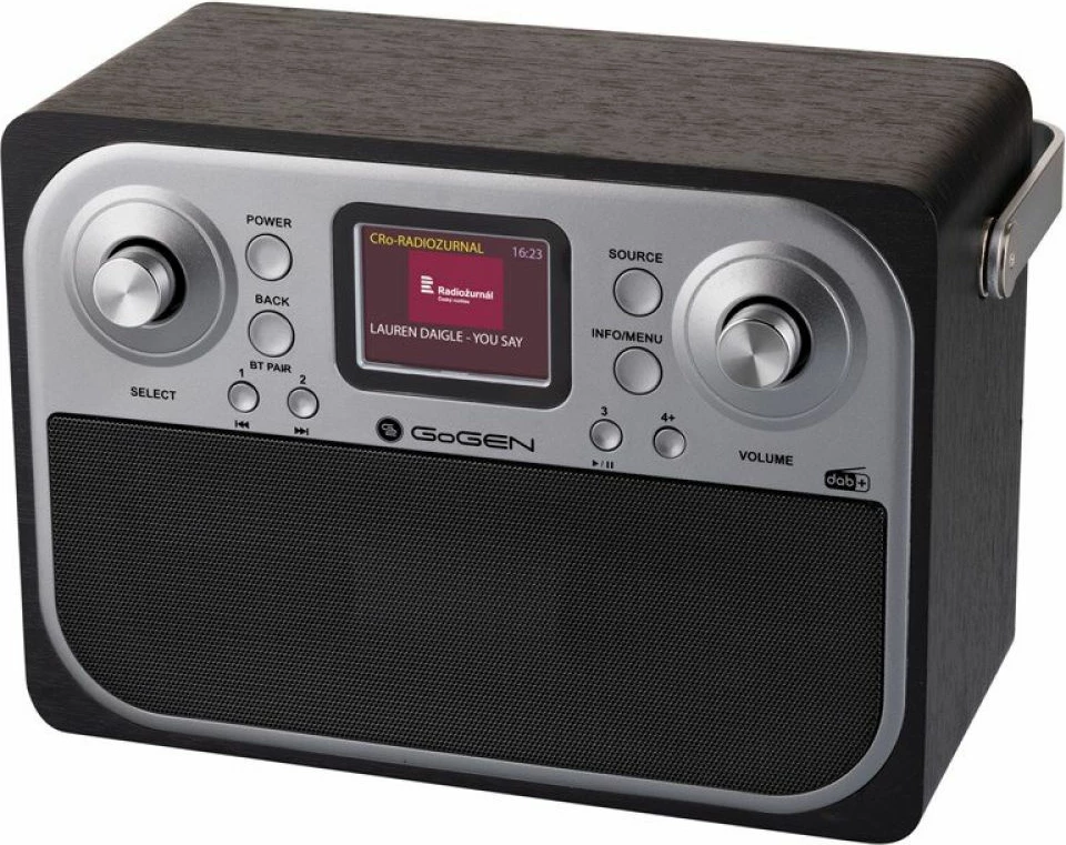Radio Digjitale me FM/DAB+ dhe Bluetooth GOGEN GOGDAB700BTCB (Zezë)