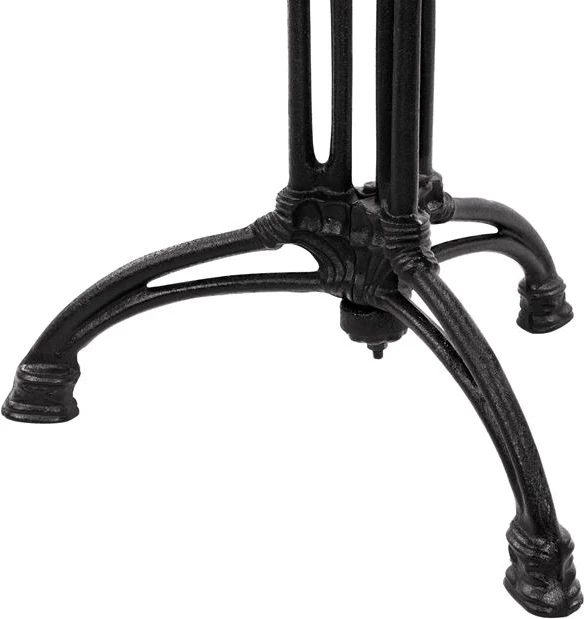 Bazë për bar prej gize, ngjyrë e zezë, FH446, 3 këmbë, 50x50x105 cm