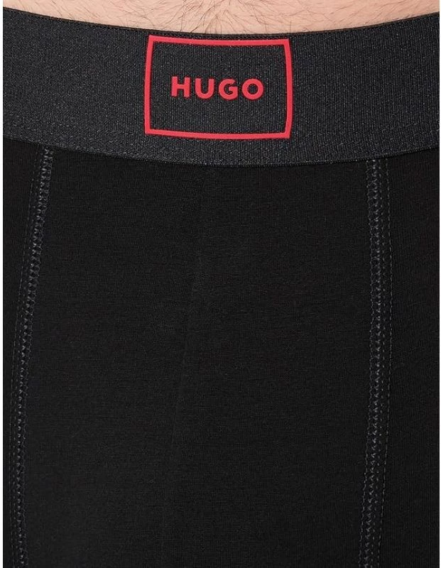 Pantallona meshkuj Hugo Bodywear LONG NERO, të zeza