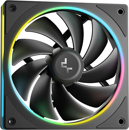Kasë ftohje uji Deepcool LM240, 2x120mm, IPS, RGB, e zezë