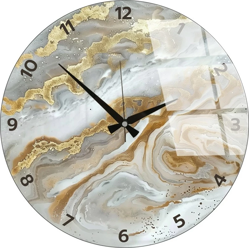 Orë muri dekorative prej qelqi, Wallity Huhu351, 40x40cm