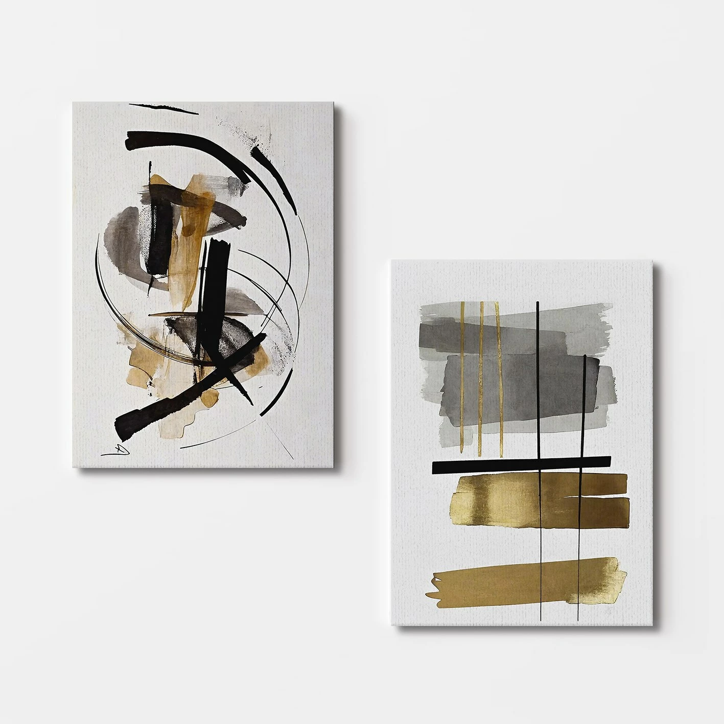 Pikturë dekorative në kanavacë (2 copë), Wallity, 2KNV4350, 50x70cm