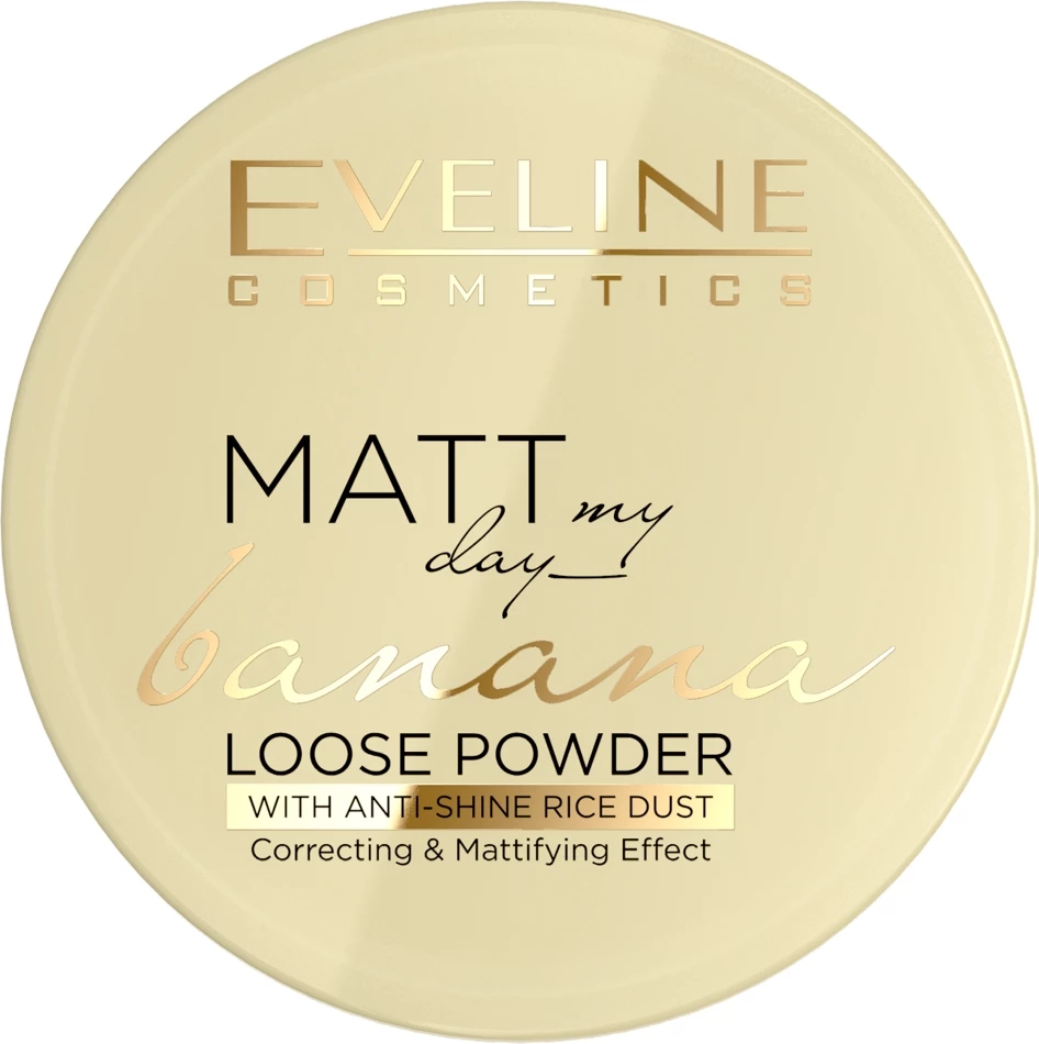 Pudër e lirshme për fytyrë Eveline Cosmetics Matt My Day Banana për femra, 6g