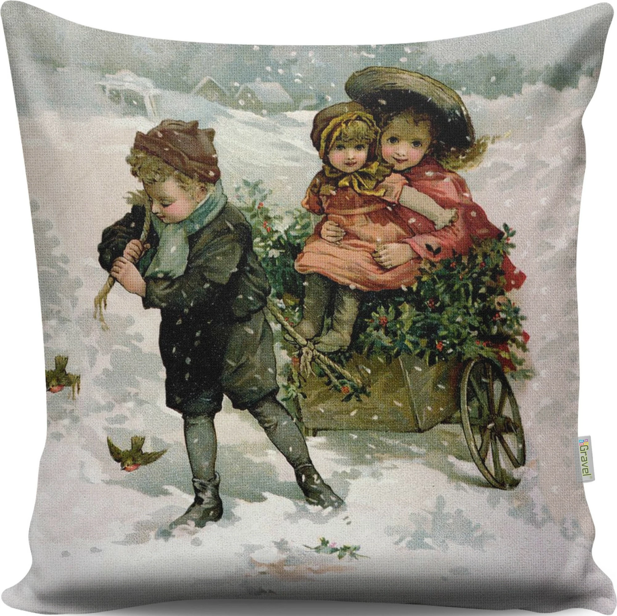 Jastëk dekorativ Aberto Design, A13033, shumëngjyrësh, 43x43cm