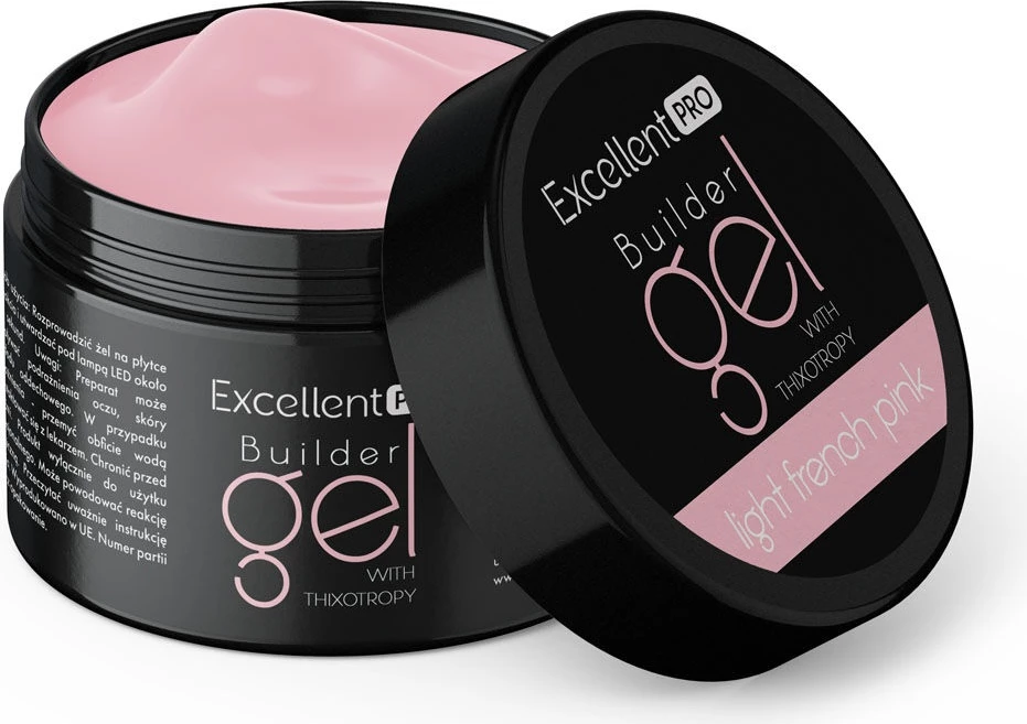 Xhel ndërtues për femra Excellent PRO Light French Pink, 15g