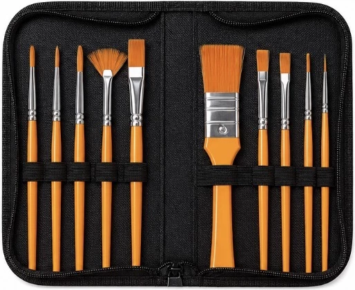 Brusha set acrylic  No V1607 A10-31