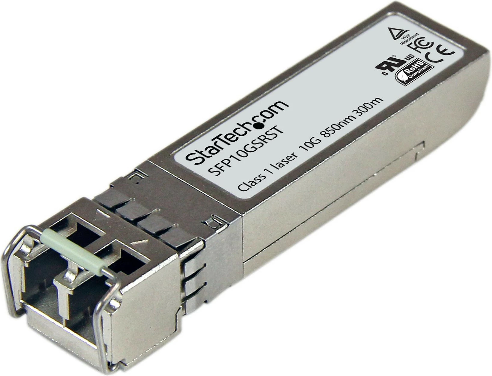 Modul transceiver SFP+ StarTech SFP10GSRST, 10GBase-SR, MM LC, 300m, 850nm, kompatibil Cisco, argjendtë