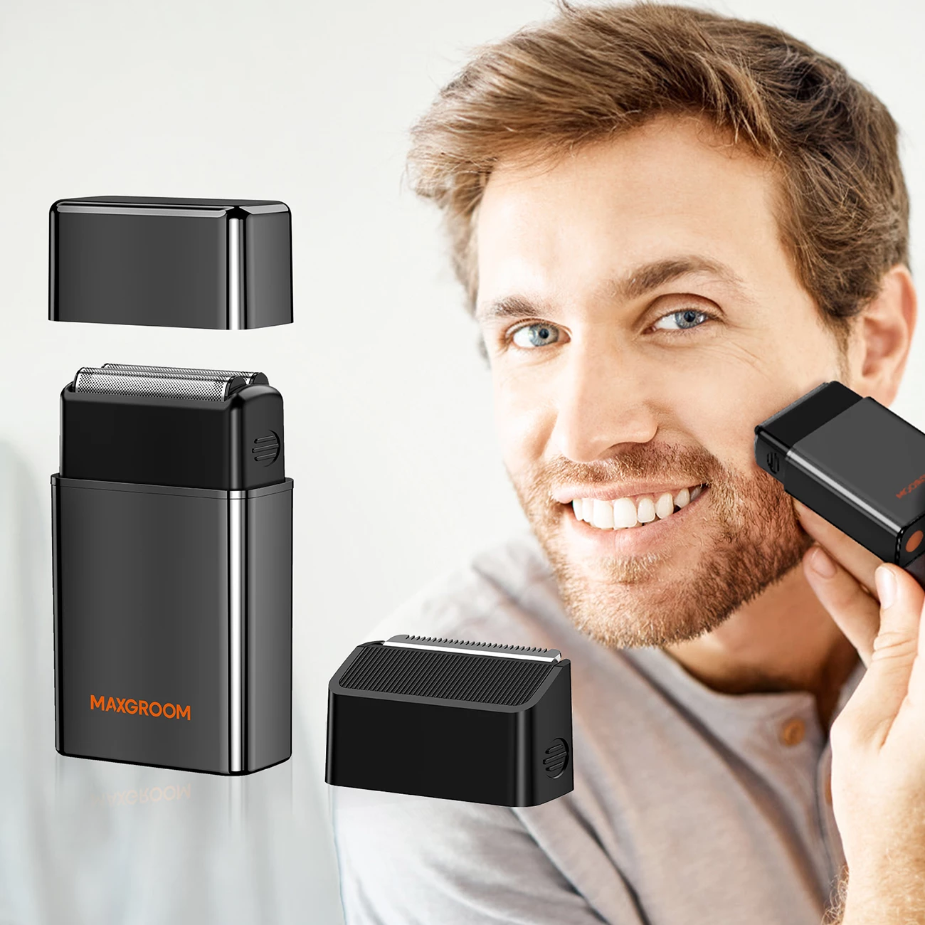 Makinë rroje elektrike 2-n-1 MAXGROOM M-5580, 7000RPM, USB-C, IPX6, 300mAh, e zezë