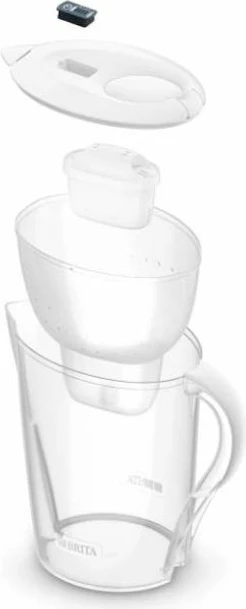 Filtruese uji BRITA Marella XL me 2 patrona MaxtraPro PP, e bardhë