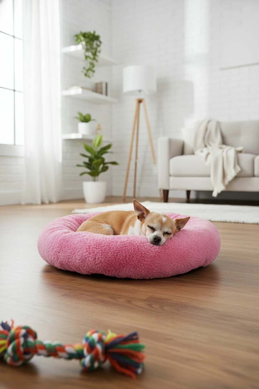 Shtrat për kafshë Paws & Whiskers, Pugalo XL, rozë