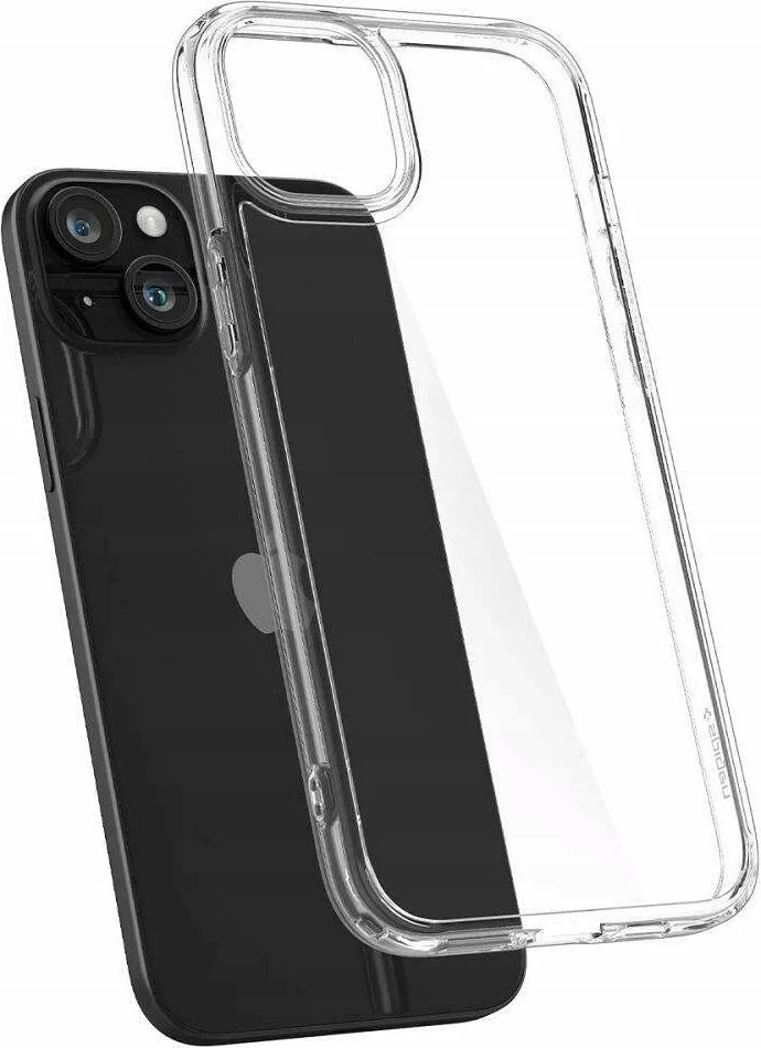 Mbështjellës Spigen Ultra Hybrid ACS08197 për iPhone 16 6.1\" (2024), crystal clear, plastik, transparent