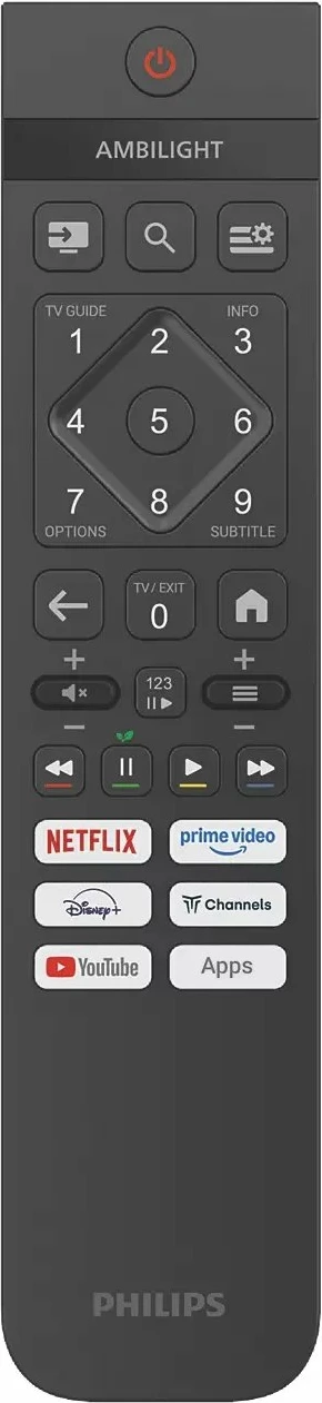Smart TV QLED Philips 50PQS7801/12 50" 4K Ultra HD HDR10+ Wi-Fi, e zezë