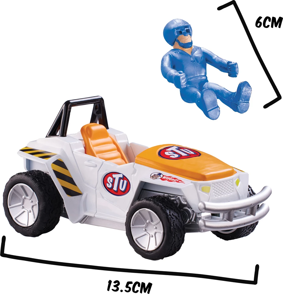 Set Loje Stuntman Stu Smash dhe Buggy Crash