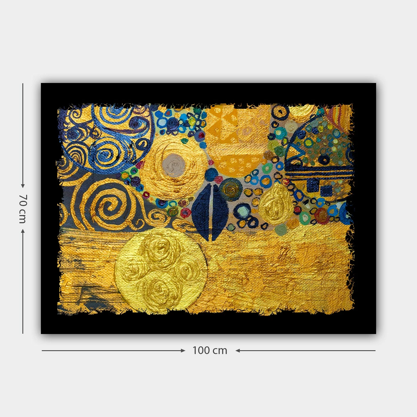 Pikturë dekorative në kanavacë, shumëngjyrëshe, Wallity, 70x100cm