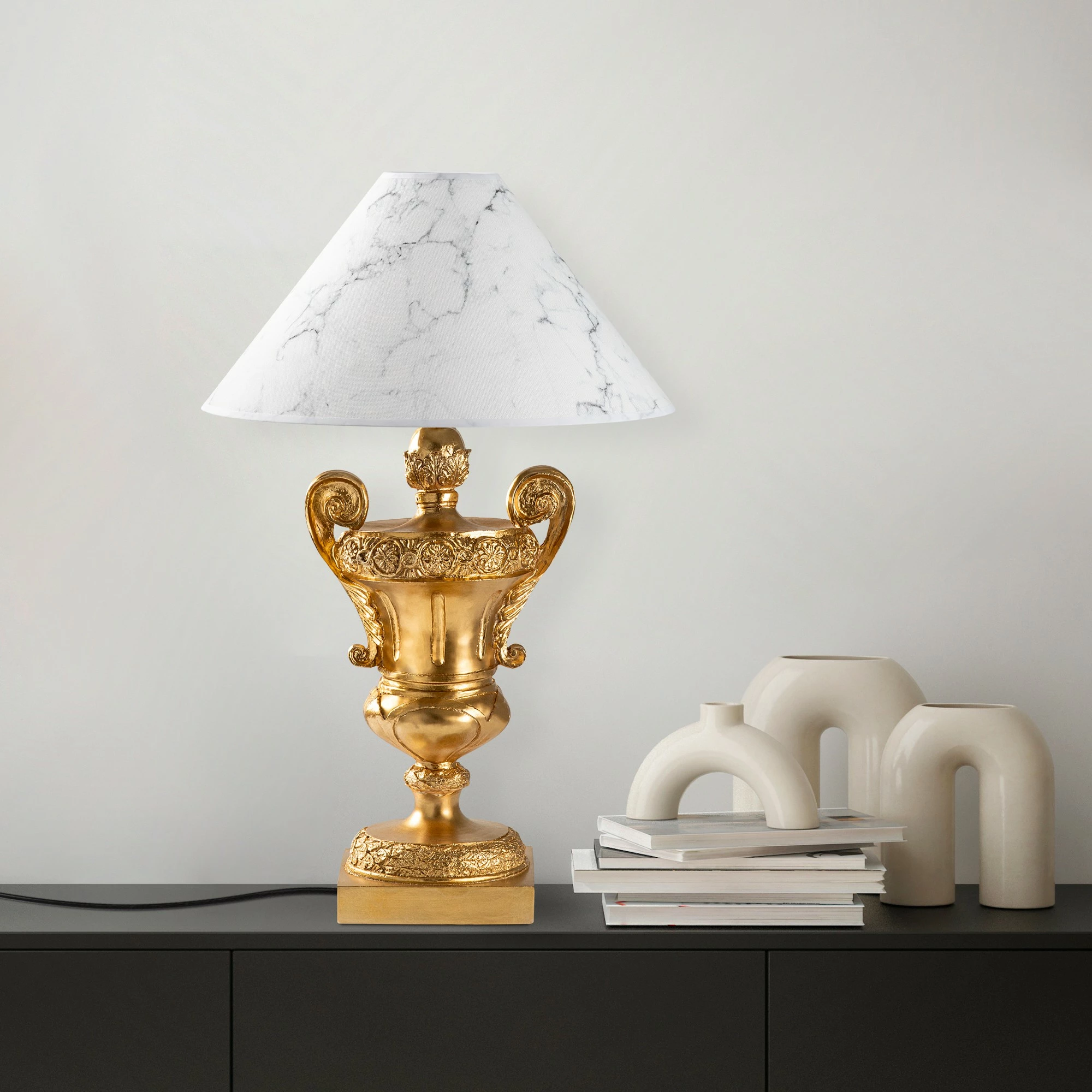 Llambë tavoline Opviq, ELEGANZE-5332, ngjyrë ari