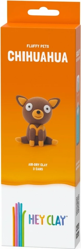 Set modelimi Hey Clay, Tm Toys, HCL30111CEE, 4 ngjyra, Chihuahua