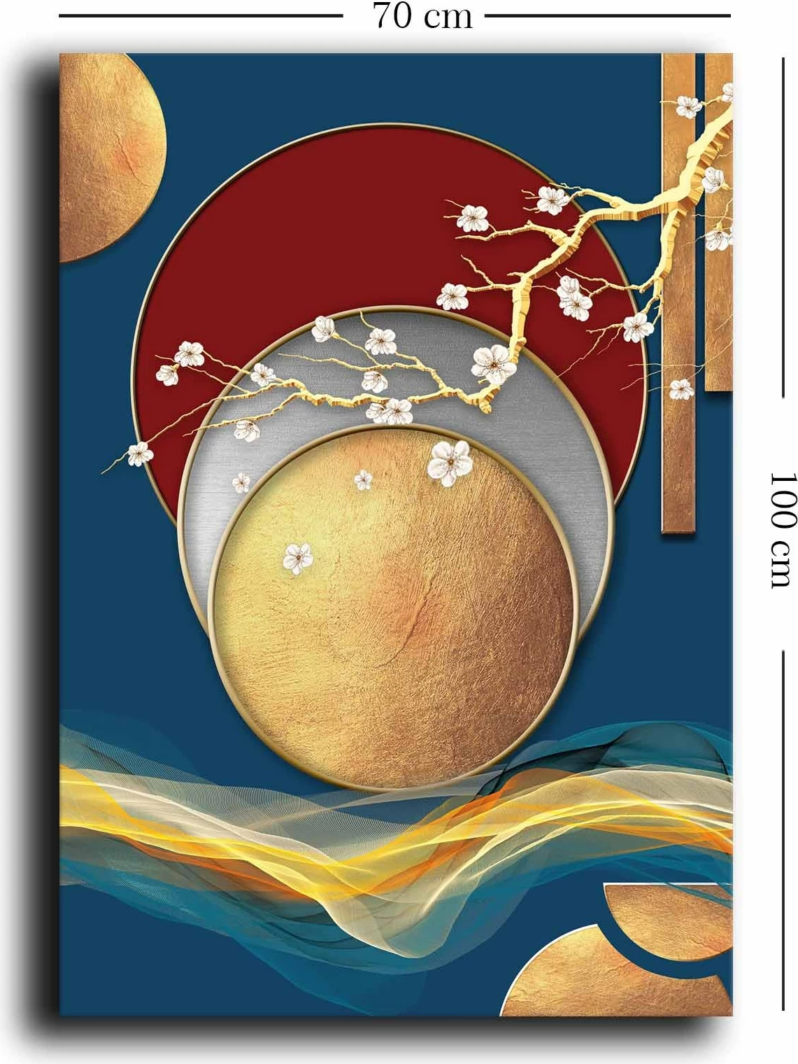 Pikturë dekorative në kanavacë Wallity, 70100NISC-037, 70x100cm