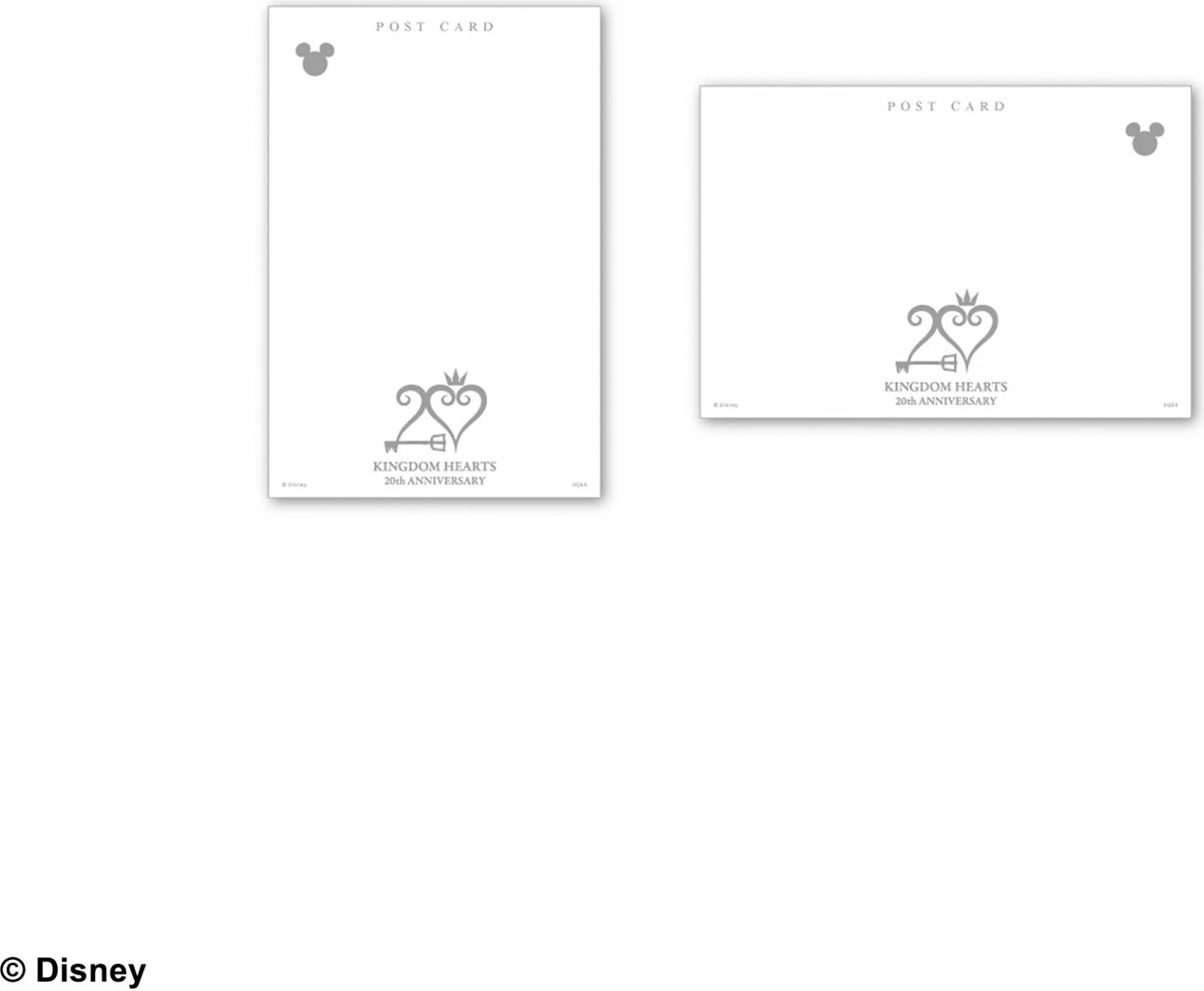 Set razglednicash Square Enix Kingdom Hearts Postcard Set B, ilustrime nga Tetsuya Nomura, 7 copë (14.8 x 10 cm)