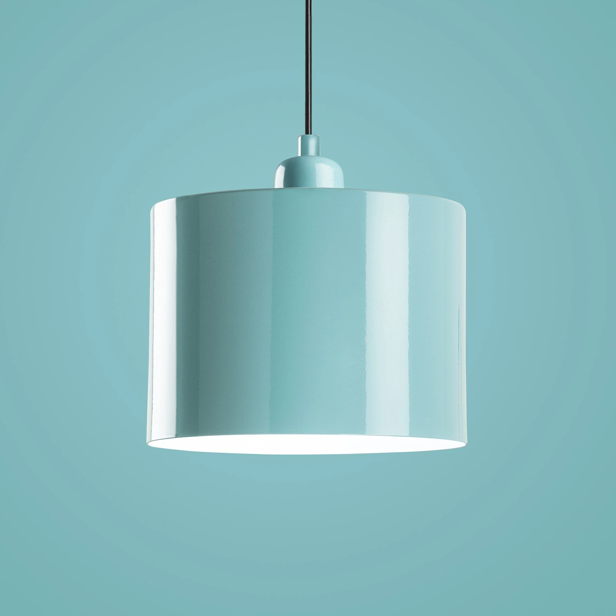Llambë tavani Opviq, ngjyrë turquoise, Duz