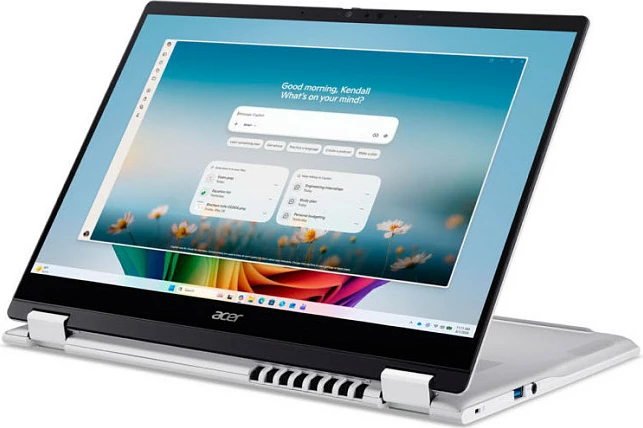 Laptop 2-në-1 Acer Swift Spin 14 AI SFSP14-I51T-93NW, 16GB RAM Memorje, 512GB SSD, 14" Touch, Windows 11 Home, Platinum Silver