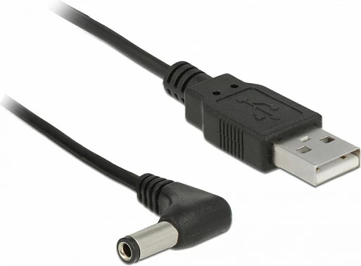 Kabllo energjie USB DeLOCK 85588, USB-A në DC 5V, 1.5 m, e zezë