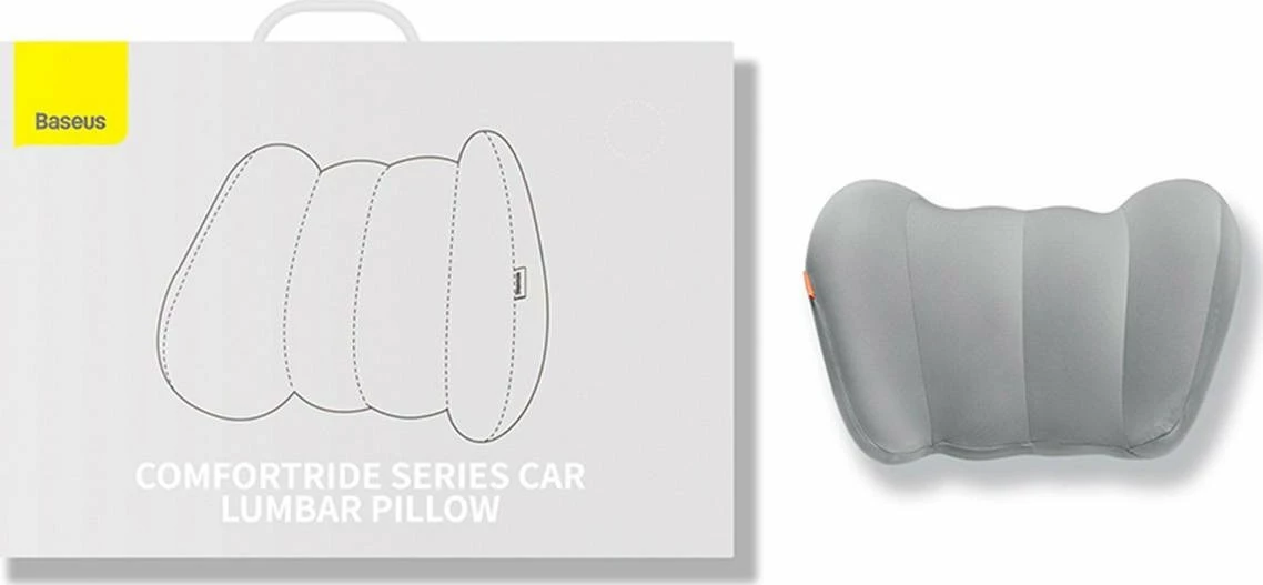 Jastëk mbështetës për kokë sedilje veture Baseus Comfort Ride CNTZ000013, memory foam, gri