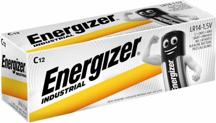 Bateri alkaline ENERGIZER Industrial Pro LR14 C R14 1.5V, 12 copë