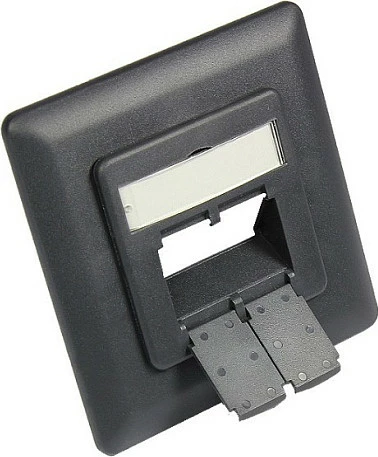 Prizë rrjeti GoodConnections Alcasa GC-N0054, 2x RJ-45, 80x80 mm, gri