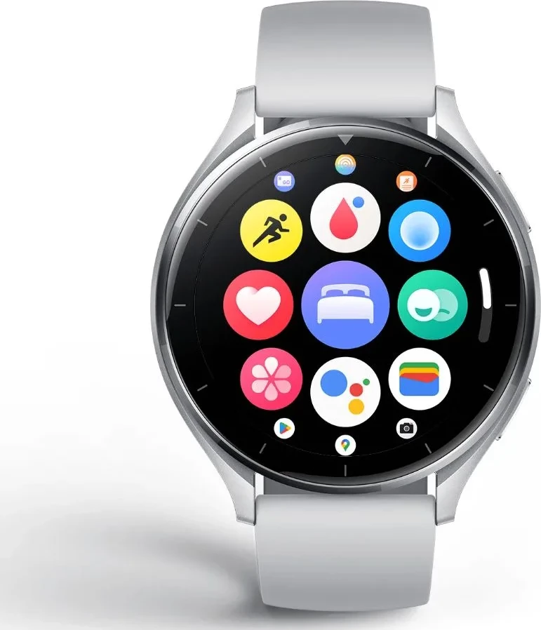 Smartwatch, Xiaomi Watch 2 1.43\" AMOLED, GPS, 5 ATM, Bluetooth 5.2, 495 mAh, kasë argjendi me rrip TPU gri 6
