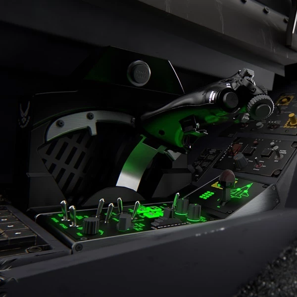 Panel kontrolli fluturimi Thrustmaster Viper Panel, 43 butona, i ndriçuar, për PC, i zi