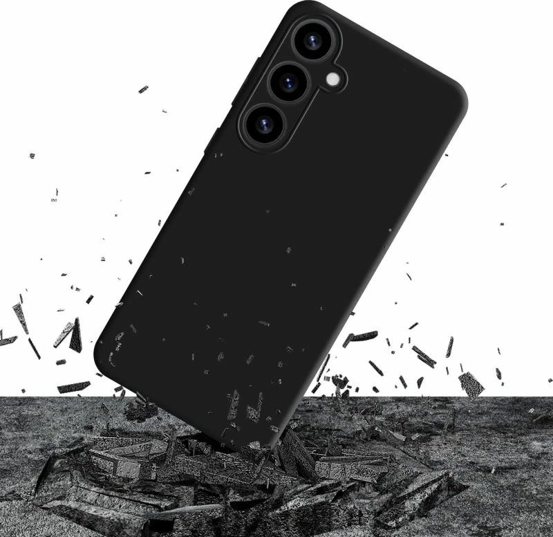 Kuti telefoni 3mk Matt Case Pro për Samsung Galaxy S25+, e zezë
