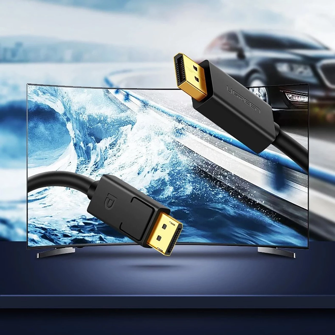Kabllo DisplayPort Ugreen DP102 10212, 3m, 4K, e zezë