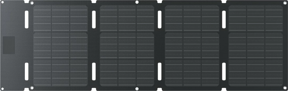 Panel diellor EcoFlow 45W, monokristalin, IP68, USB Type-C, zi