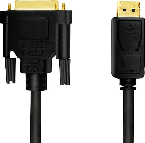 Kabllo DisplayPort në DVI LogiLink, DP 1.2, 5 m, e zezë