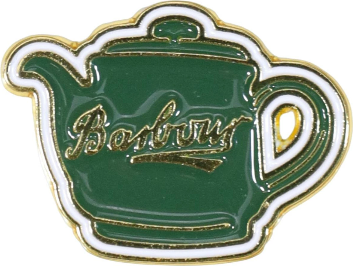 Broshë pin për meshkuj Barbour Teapot 262MUMB0030, gjelbër-artë