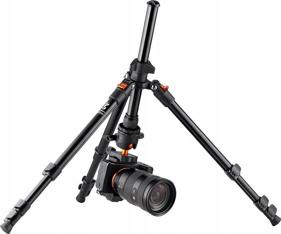 Tripod K&F SB6872 (KF09.101) 160 cm, 8 kg, kokë topi 360°, 1/4\", i zi