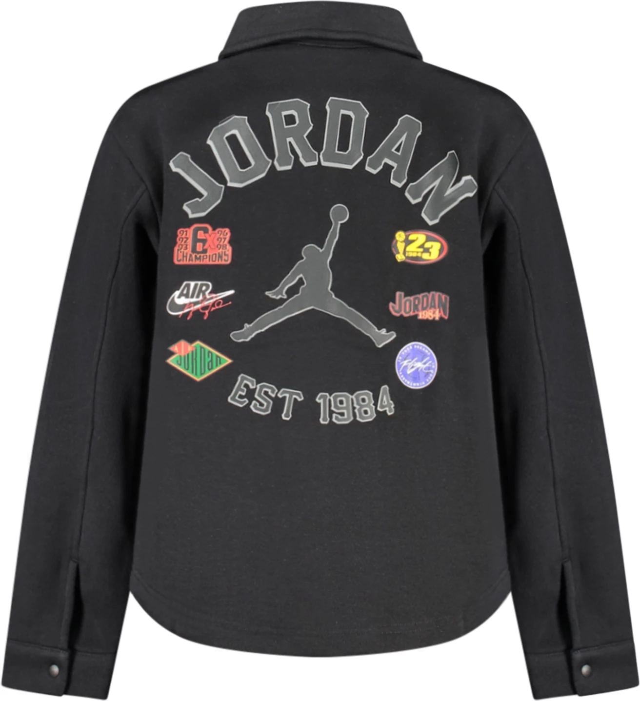 Duks për meshkuj Jordan, zip-up, i zi [Madhësia: XL]