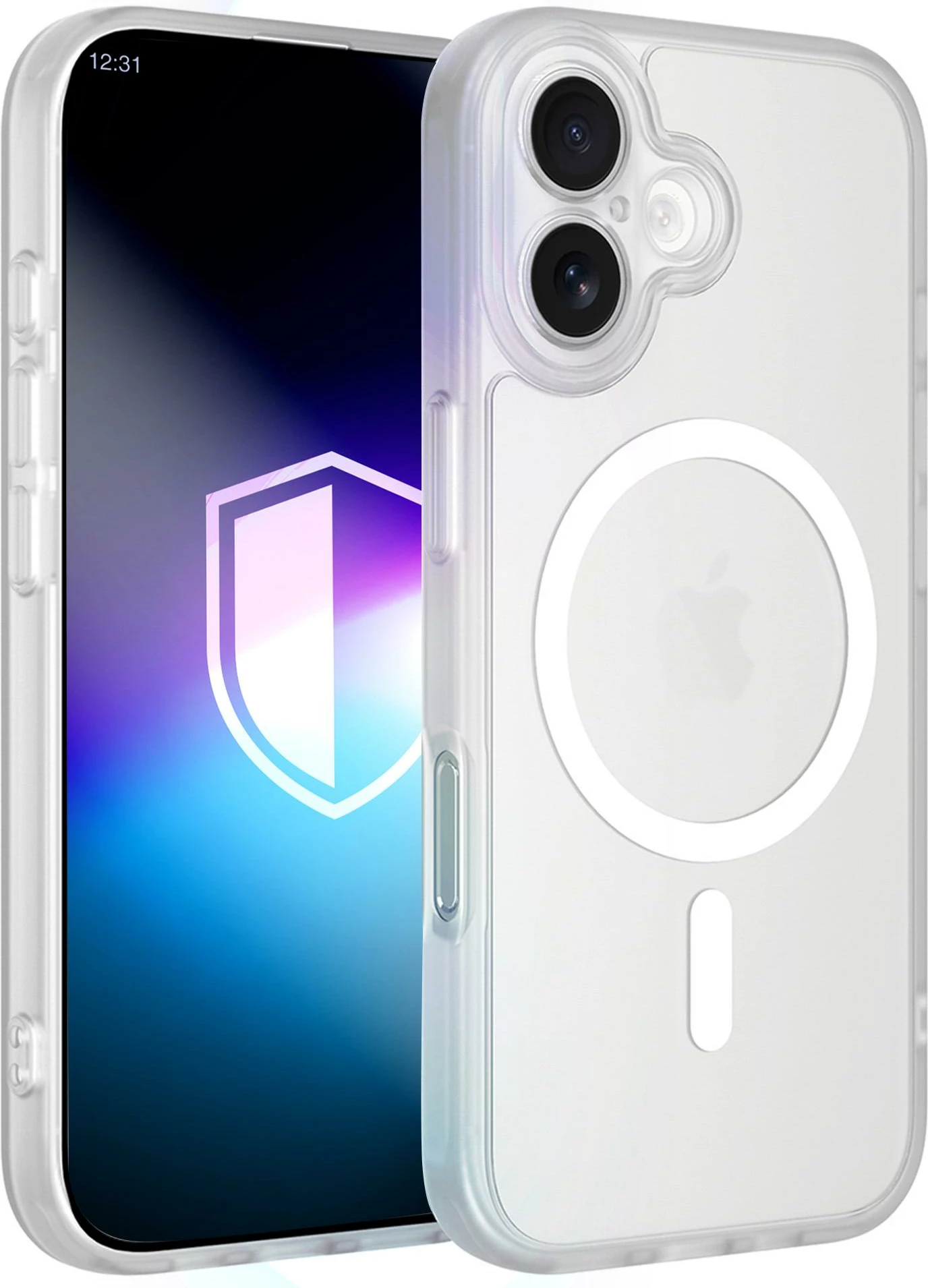 Mbështjellës 3mk Misty MagCase për iPhone 17, MagSafe, mat, i bardhë, në kuti