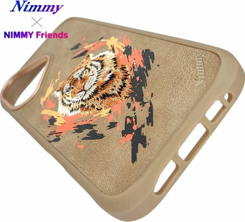 Kapak MagSafe Nimmy Tiger për iPhone 16, kafe