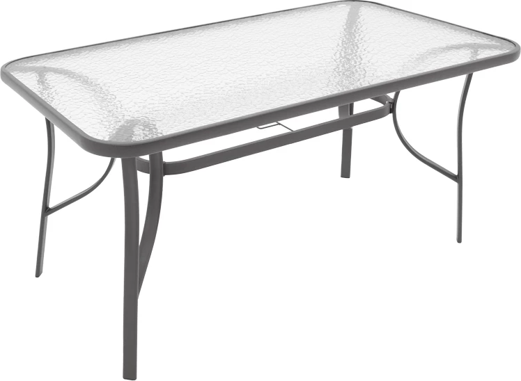 Tavolinë me karrige Ensure-Confidence set prej 5 copash metal ngjyrë antracit 120x70x70cm