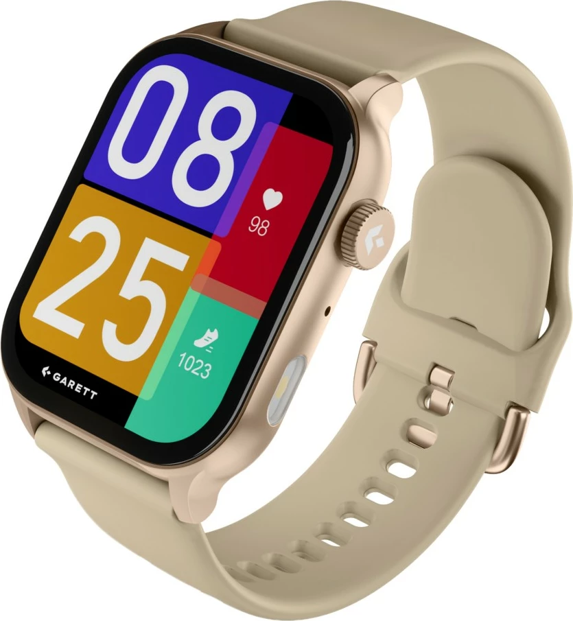 Smartwatch Garett Activity 3 AMOLED 1.96\", IP68, Bluetooth, 340 mAh, set 2 rripa, ari