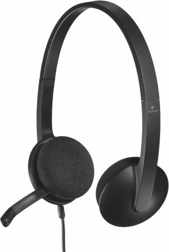 Kufje me mikrofon Logitech H340 (981-000475) USB, kabllo 1.8 m, të zeza